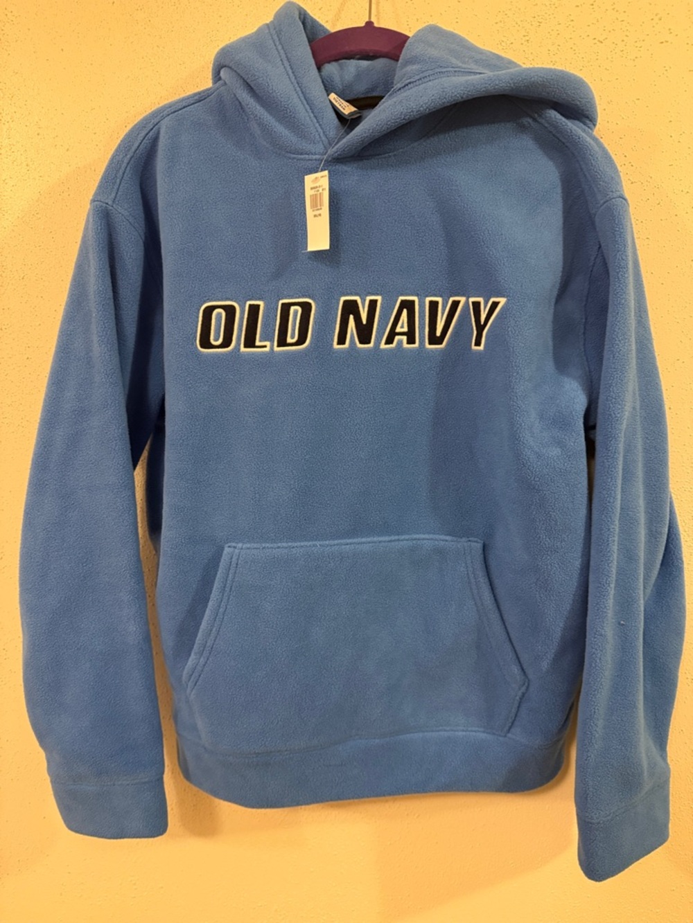 Old Navy Boys’ Blue Fleece Hoodie Sweatshirt